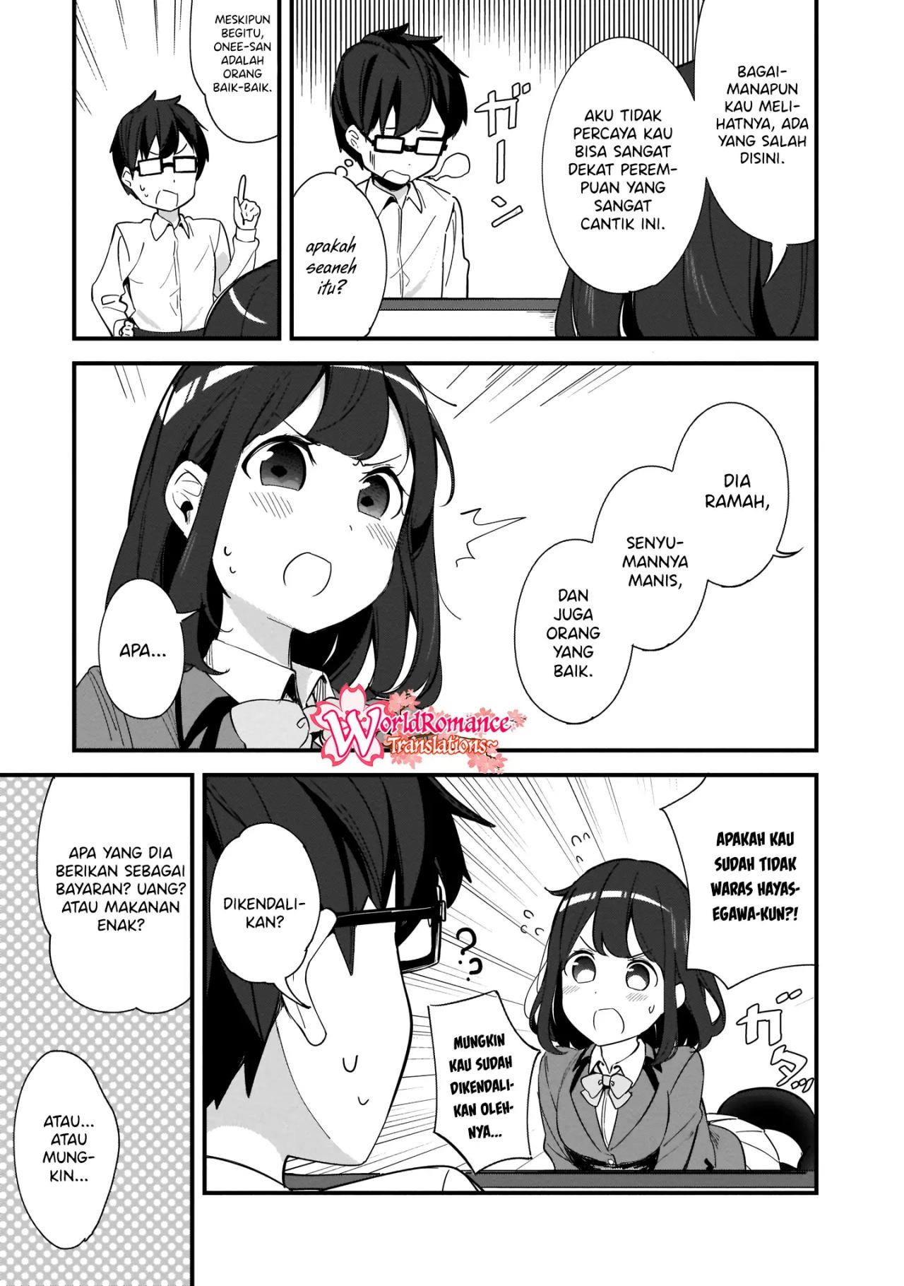 Hayasegawa-kun to Megami na Onee-san Chapter 03 Gambar 12